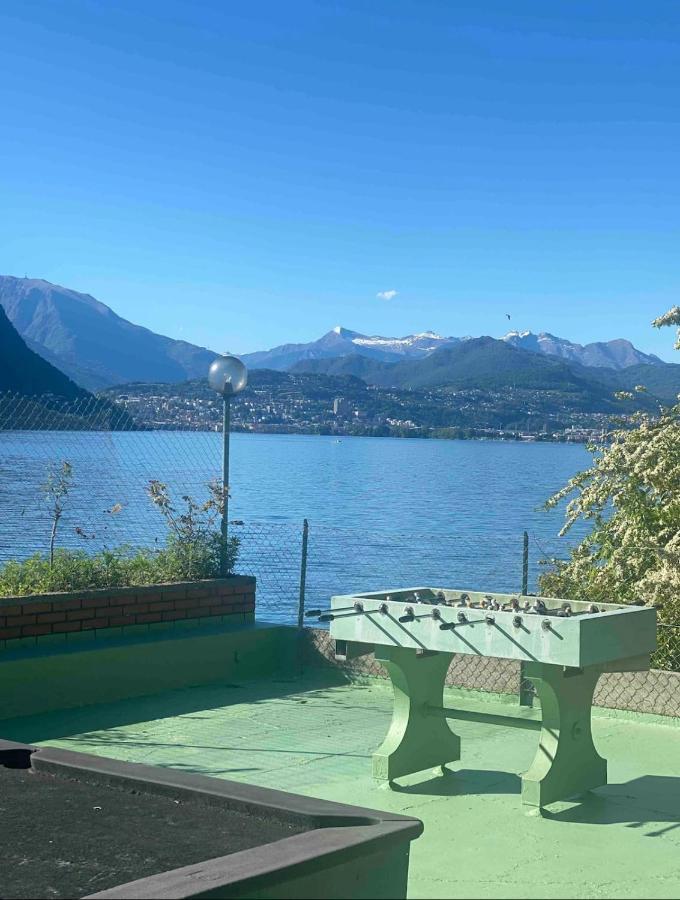 Apartmán Holiday On The Lake Lugano 2 Bissone Exteriér fotografie