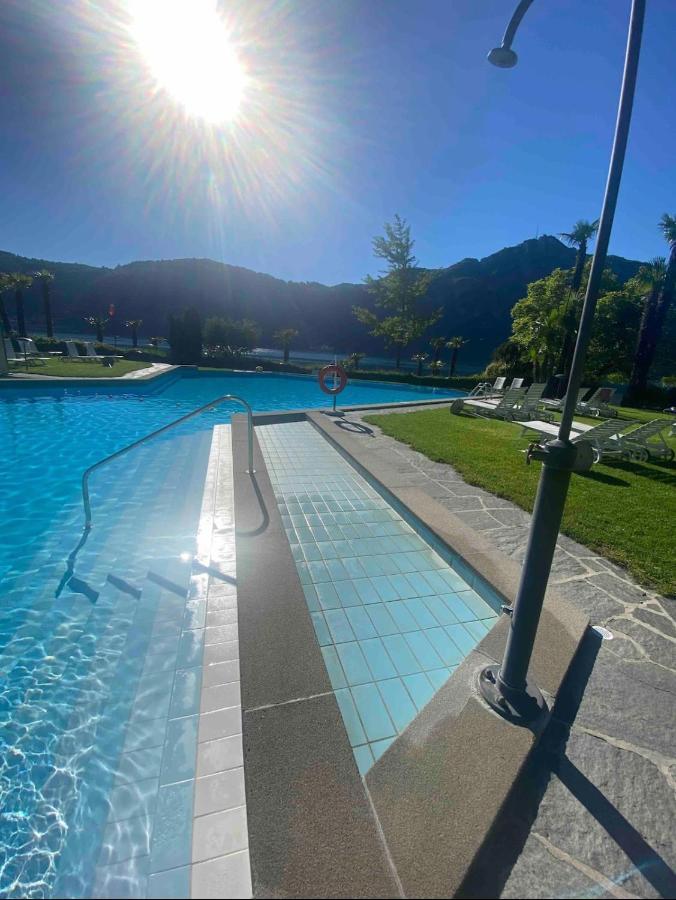Apartmán Holiday On The Lake Lugano 2 Bissone Exteriér fotografie