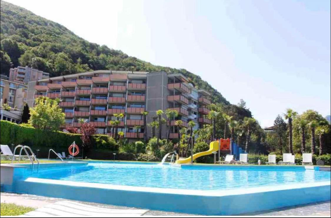 Apartmán Holiday On The Lake Lugano 2 Bissone Exteriér fotografie