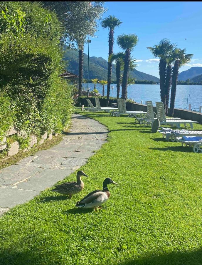 Apartmán Holiday On The Lake Lugano 2 Bissone Exteriér fotografie