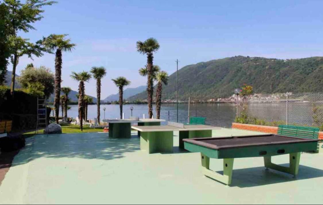 Apartmán Holiday On The Lake Lugano 2 Bissone Exteriér fotografie