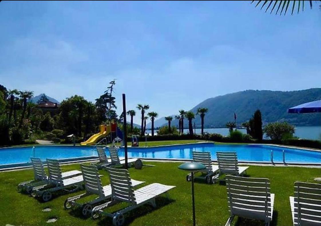 Apartmán Holiday On The Lake Lugano 2 Bissone Exteriér fotografie